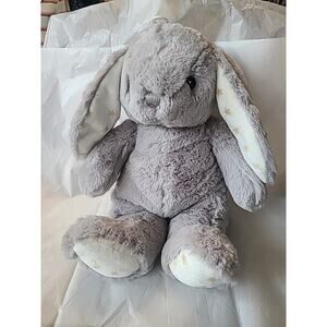 14" Cloud B Dreamy Hugginz gray bunny rabbit plush gold star floppy ears lovey